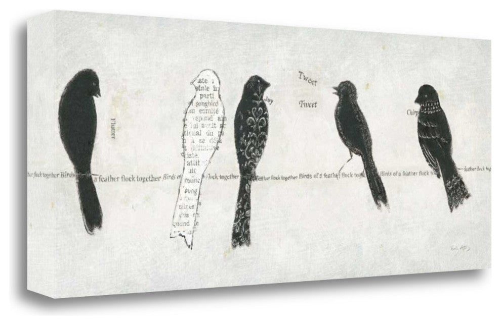 "Catching Up II" By Emily Adams, Giclee Print on Gallery Wrap Canvas