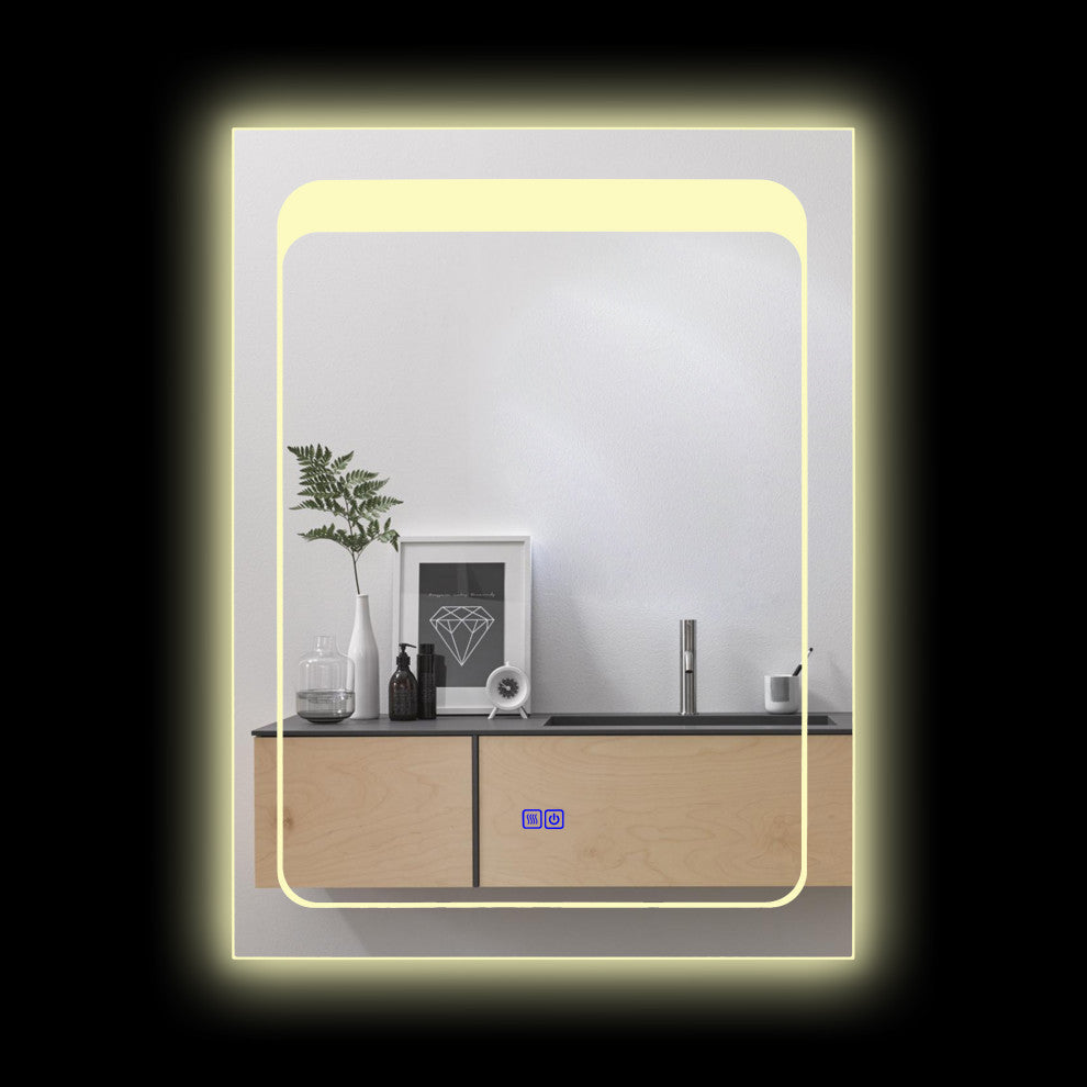 CHLOE Lighting LUMINOSITY Rectangular TouchScreen LED Mirror