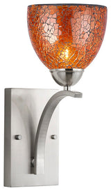 North Bay 1-Light Wall Sconce, Satin Nickel