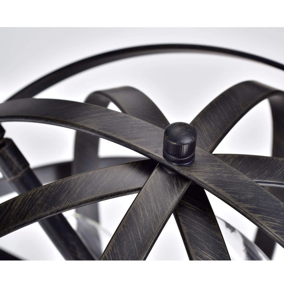 Small-version Chloe 3-Light Globe Flush Mount