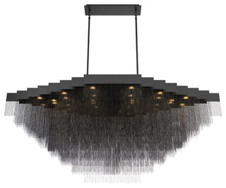 Transitional Large Chandeliers, Black
