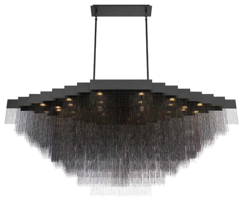 Transitional Large Chandeliers, Black