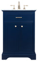 Elegant Decor Americana Bathroom Vanity Blue