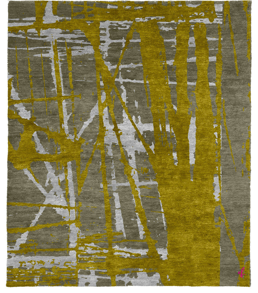 Draakul A Hand Knotted Tibetan Rug, 6' Round