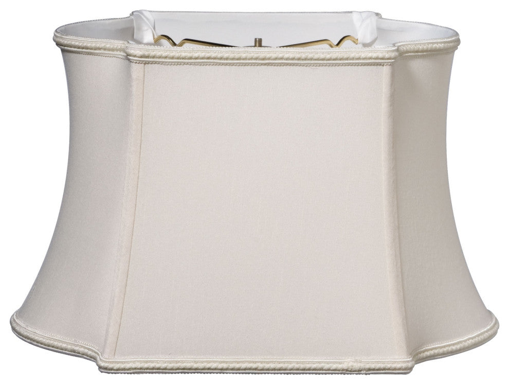 16" Cream Premium Oblong Shantung Lampshade