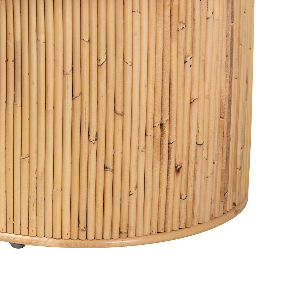 Natalia Natural Rattan End Table