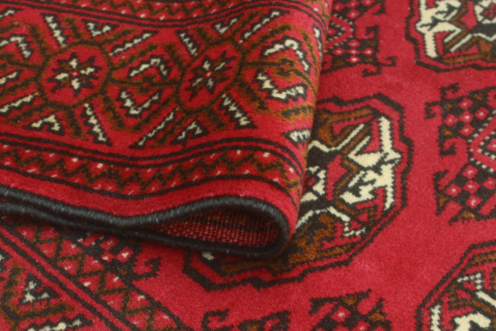 Vintage Distressed Lajward Red/Brown Rug, 4'1x6'2