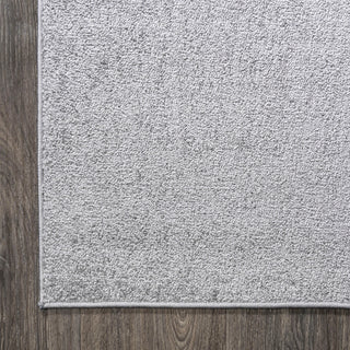 Haze Solid Low-Pile Light Gray 2 ft. x 16 ft. Runner Rug