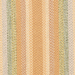 Safavieh Braided Brd314A Rug, Tan/Multi, 8'0"x10'0" Oval