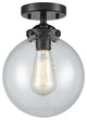 Innovations Lighting 284-1C-Ob-G204-8 1 Light 8" Semi-Flush Mount