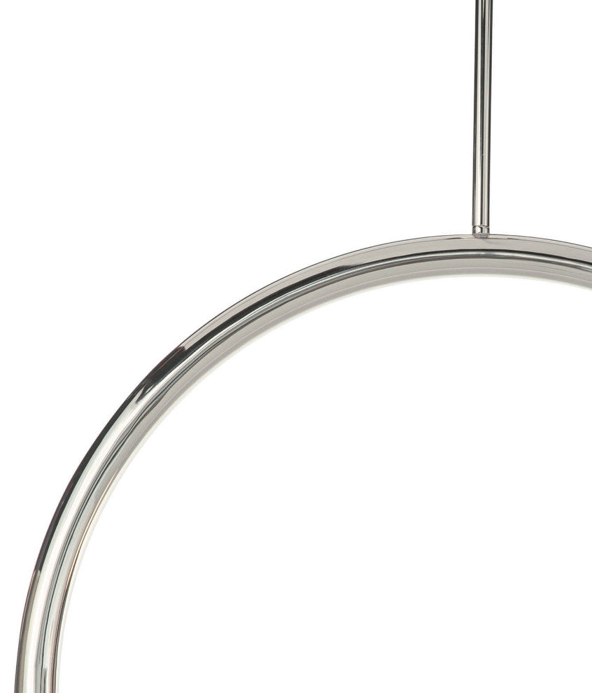 Happy Pendant Large, Nickel