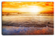 South African Beach At Sunset, Beach Photo Canvas Print, 40"x30"