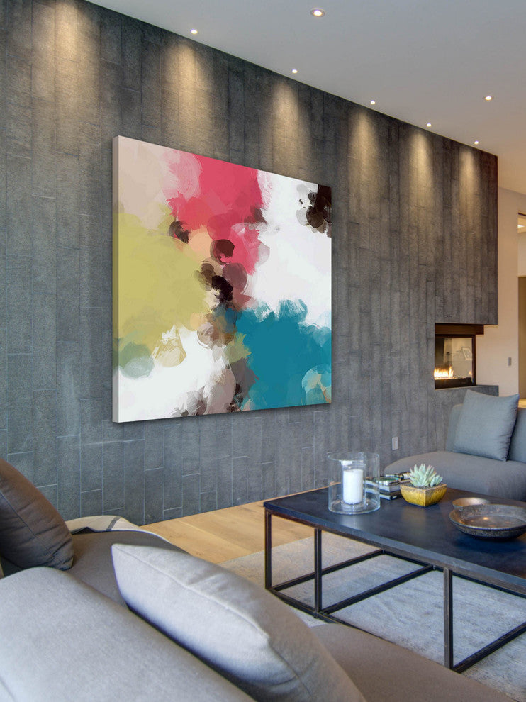 "Abstract Rhythms No 218" Painting Print on Canvas by Irena Orlov