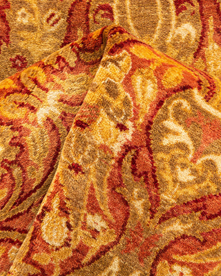 Sahu One-of-a-Kind Hand-Knotted Runner Yellow, 2'8"x8'1"
