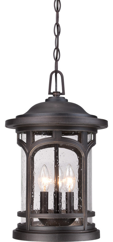 Marblehead 3-Light Outdoor Lantern, Palladian Bronze