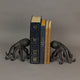 Set of 2 Cast Iron Octopus Bookends - Nautical Decor - Shelf Sculptures