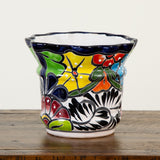 7in. x 8in. Handmade Mexican Talavera Ceramic Planter