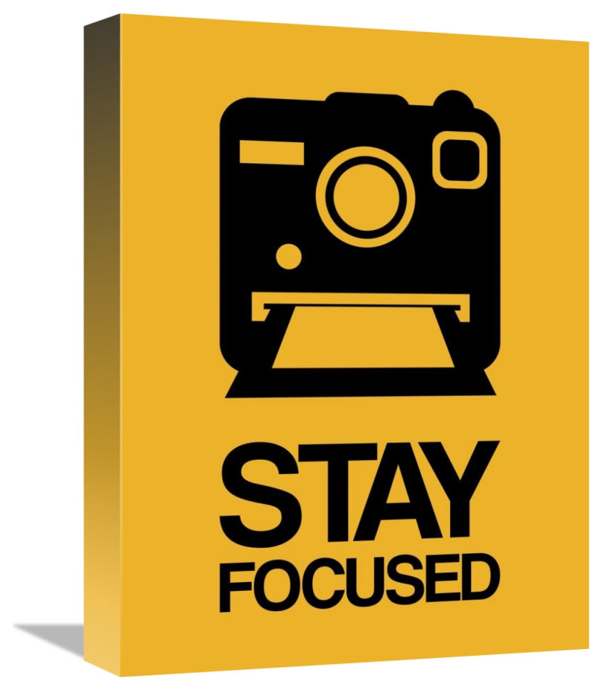 "Stay Focused Polaroid Camera Poster 2" Fine Art Print