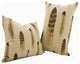 Lumbar Linen Feather Throw Pillow