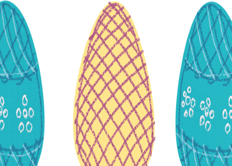 Eggs-Ellent!, Holiday Geometric Print Hand Towel, White