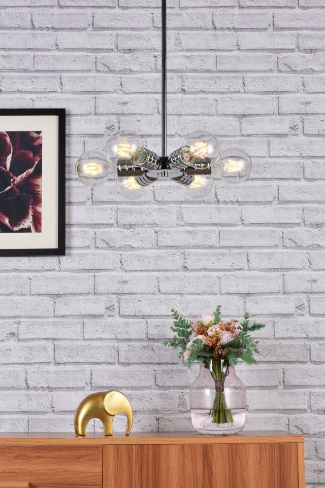 Reese 6-Light Chrome Pendant