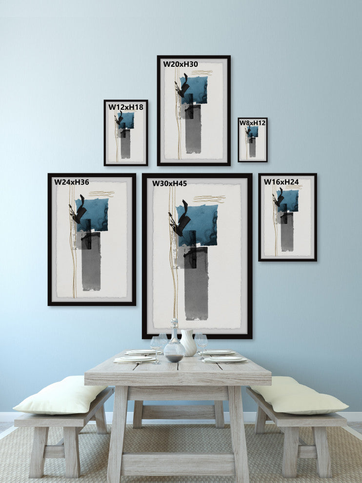 "The Right Pieces" Framed Painting Print, 8x12
