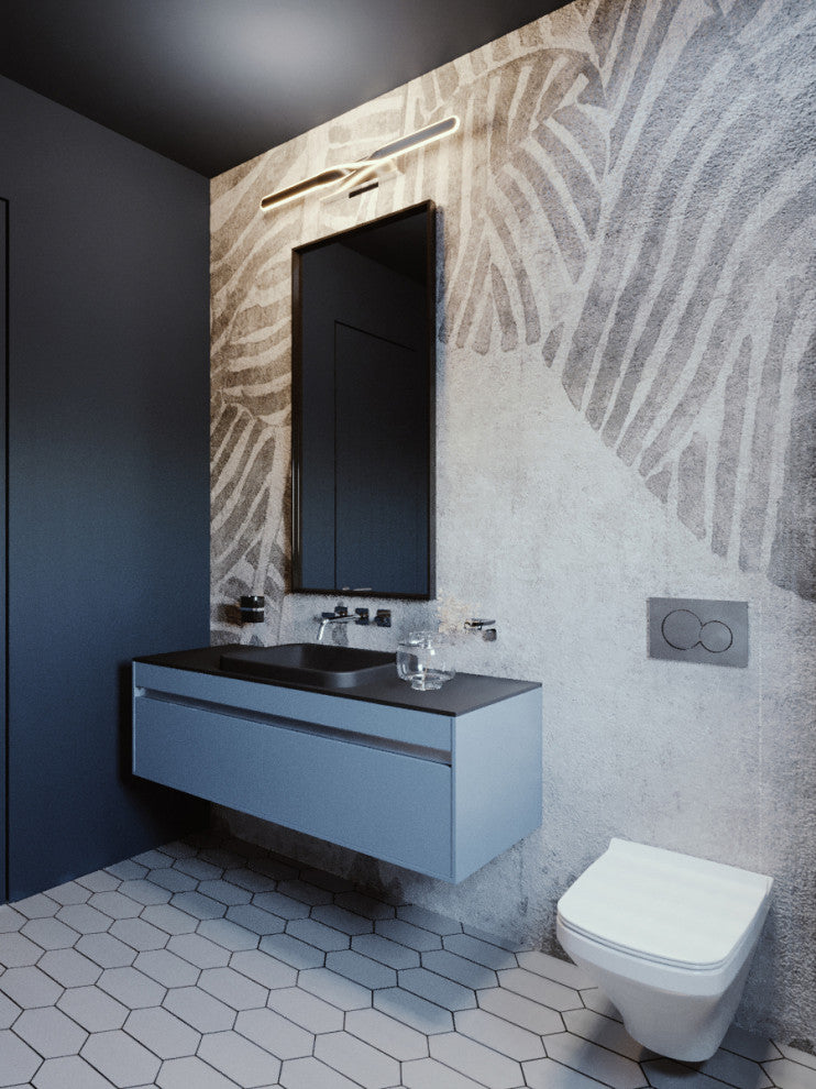 Twist 36" LED Vanity, Satin Nickel