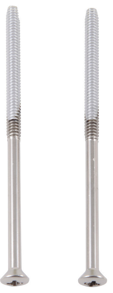 Delta Escutcheon Trim Screws, Set of 2, Extra Long, Polished Chrome