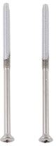 Delta Escutcheon Trim Screws, Set of 2, Extra Long, Polished Chrome
