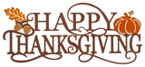 24"L Metal "HAPPY THANKSGIVING" Wall Decor