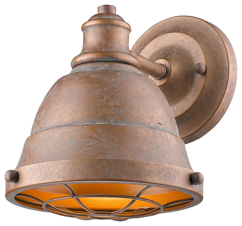 Bartlett 1-Light Bath Vanity, Copper Patina