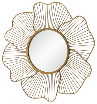 Uttermost 09912 Blossom 42-3/4" Diameter Sunburst Steel Framed - Antiqued Gold
