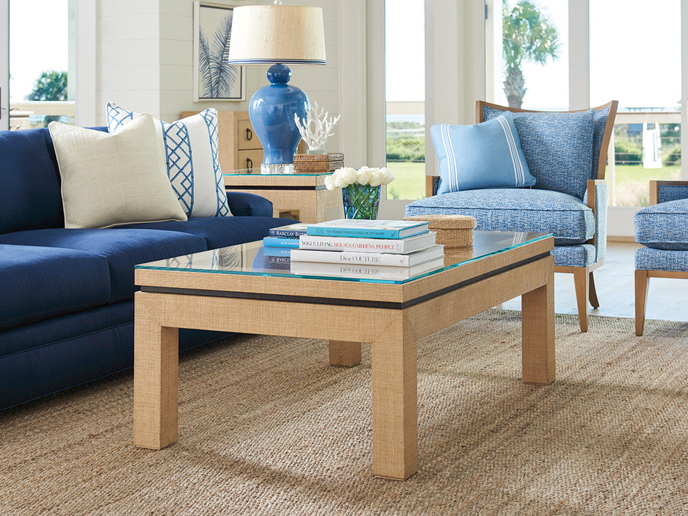 Harbor Raffia Cocktail Table