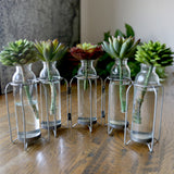Metal Vase Gray