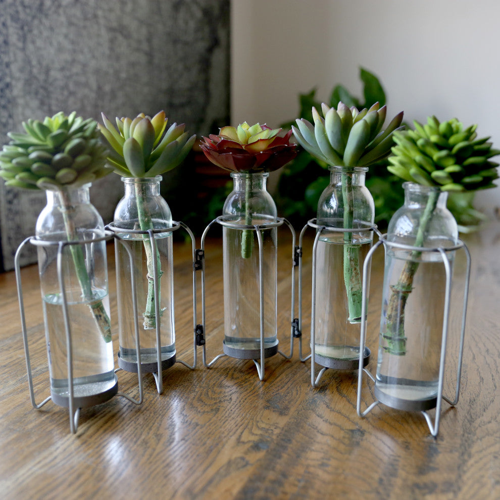 Metal Vase Gray
