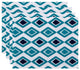 Diamond Jive 2, Geometric Print Placemat, Aqua