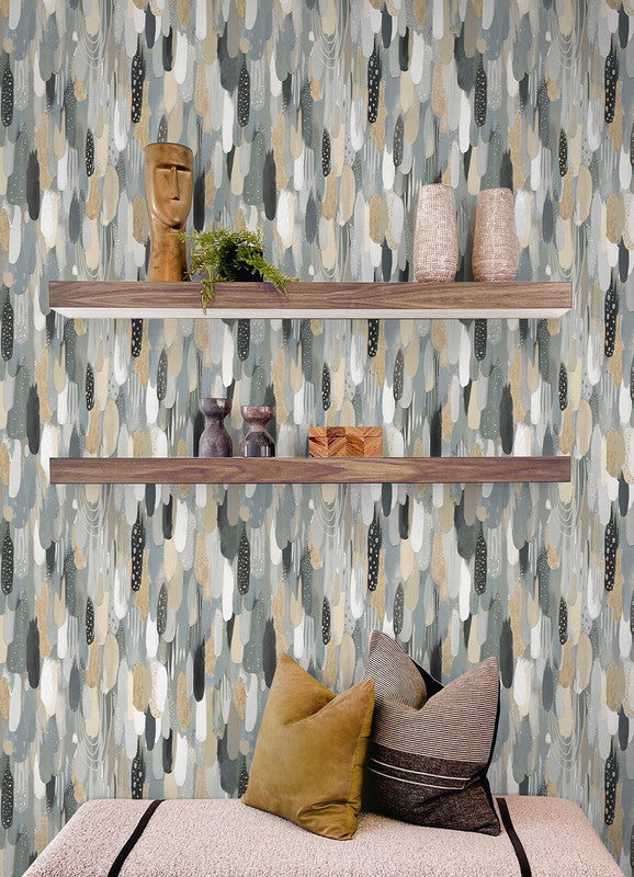 EttaVee Brushstroke Peel & Stick Wallpaper
