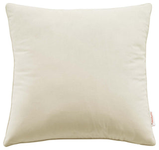 Enhance 20" Performance Velvet Throw Pillow EEI-4699-IVO