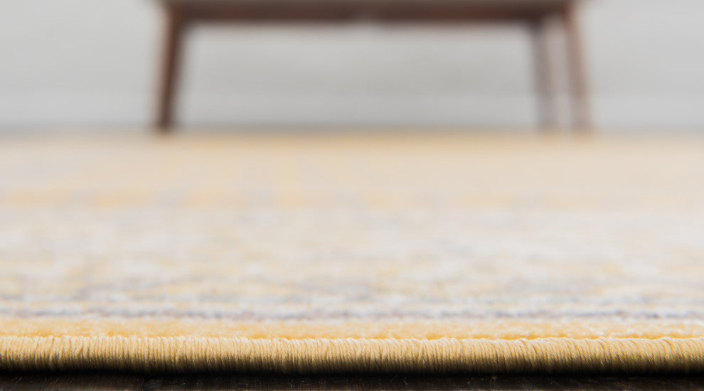 Unique Loom Yellow Allover Williamsburg 5'x8' Area Rug