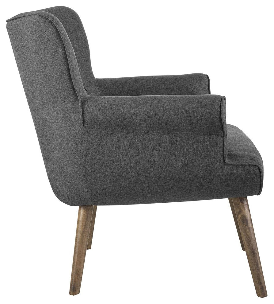 Cloud Upholstered Armchair, Gray