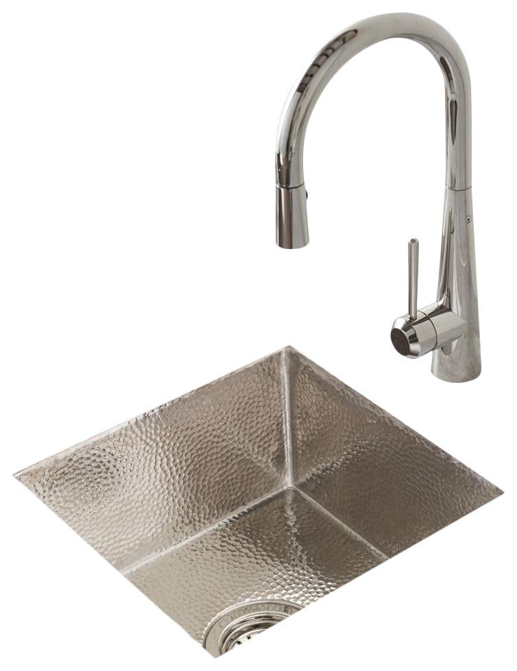 Native Trails CPS34 Cantina 13" Undermount Single Basin Copper - Antique Copper