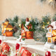 3-Piece Set Lighted Resin House Stocking Holder