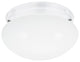 Generation Lighting Lighting 1-Light Flush Mount, White