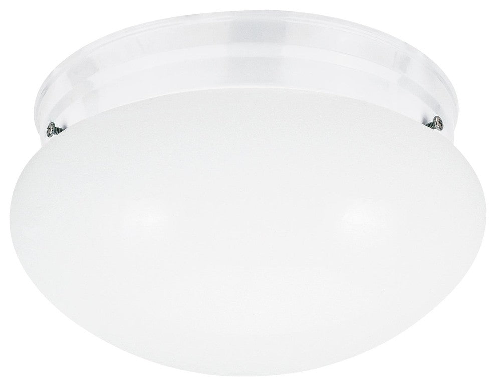 Generation Lighting Lighting 1-Light Flush Mount, White
