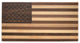 Walnut and Maple Wood American Flag Cutting Board