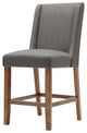 Madison Park Brody Dining Chairs Counter Stools, Gray, Counter Stool