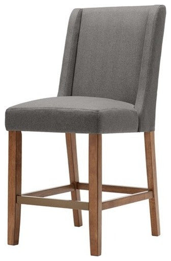 Madison Park Brody Dining Chairs Counter Stools, Gray, Counter Stool