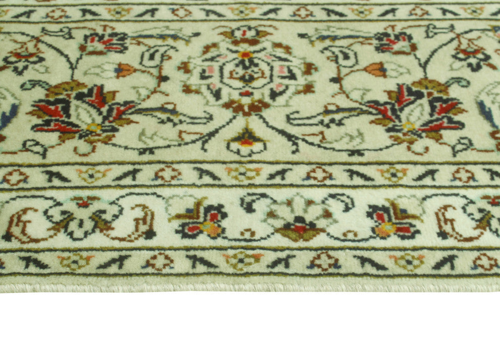Super Vintage Distressed Ercan Ivory/Beige Rug, 7'8 x 11'7