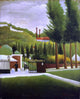 Henri Rousseau The Customs House, 20"x25" Gallery Wrapped Canvas Print