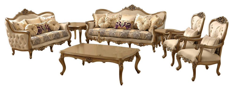 Infinity 6-Piece Victorian Living Room Set